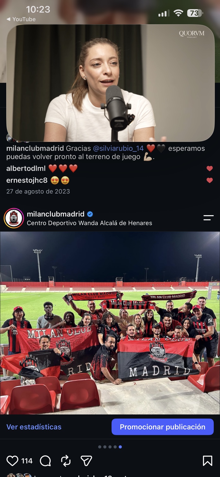 Milan femenino · MCM presente